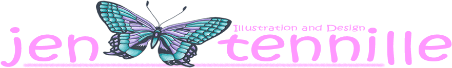 Jen Tennille Illustration And Design - Illustration (960x140)