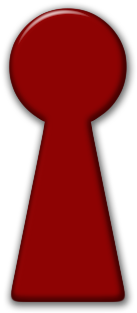 Pencil And In Color - Red Key Hole (420x420)