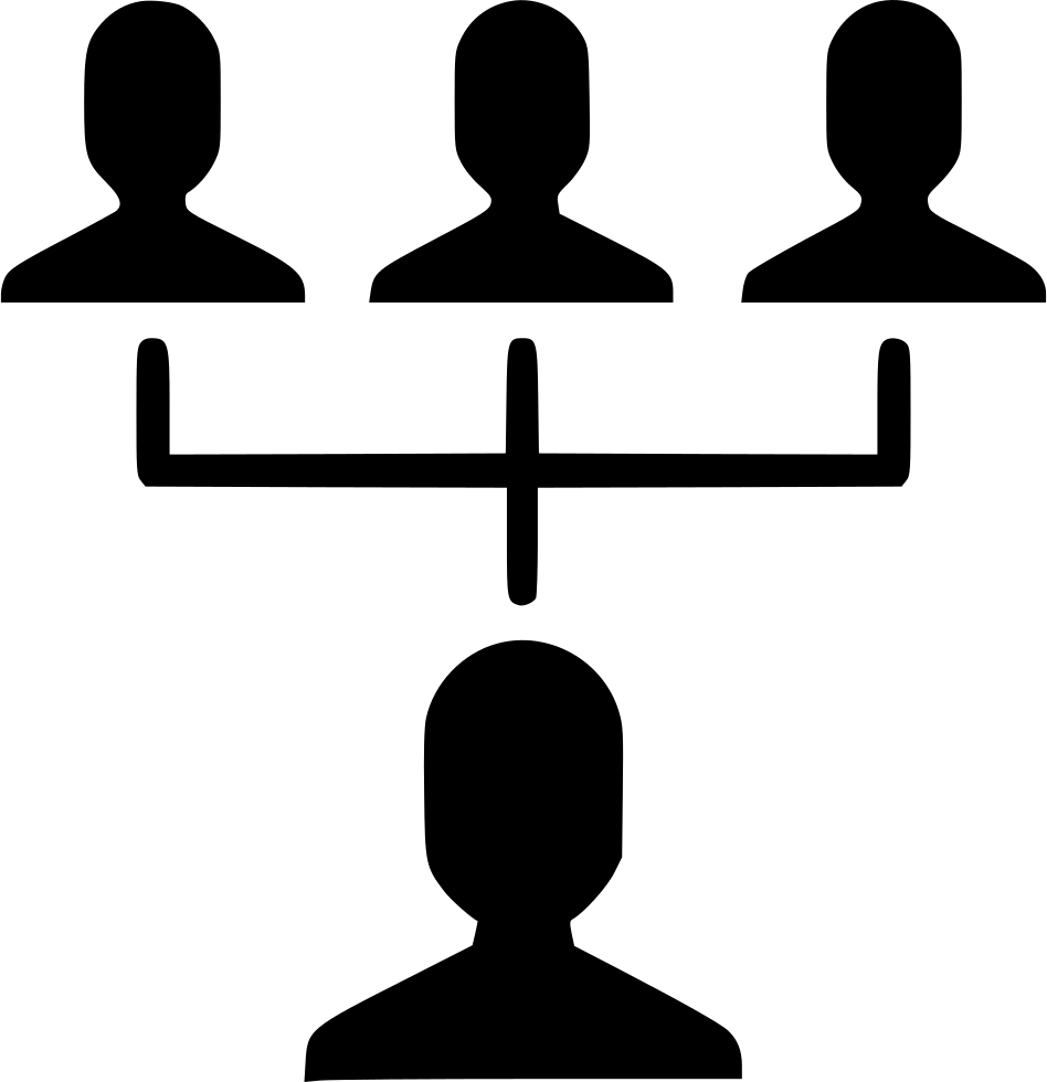 Hierarchy Manager Employee Link Community Client Svg - Employee Manager Icon Png (948x980)