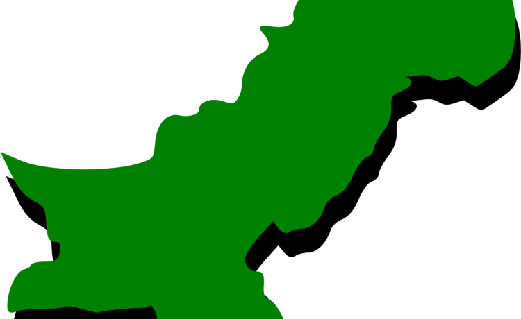 Across The Country - Pakistan Map Vector (750x460)