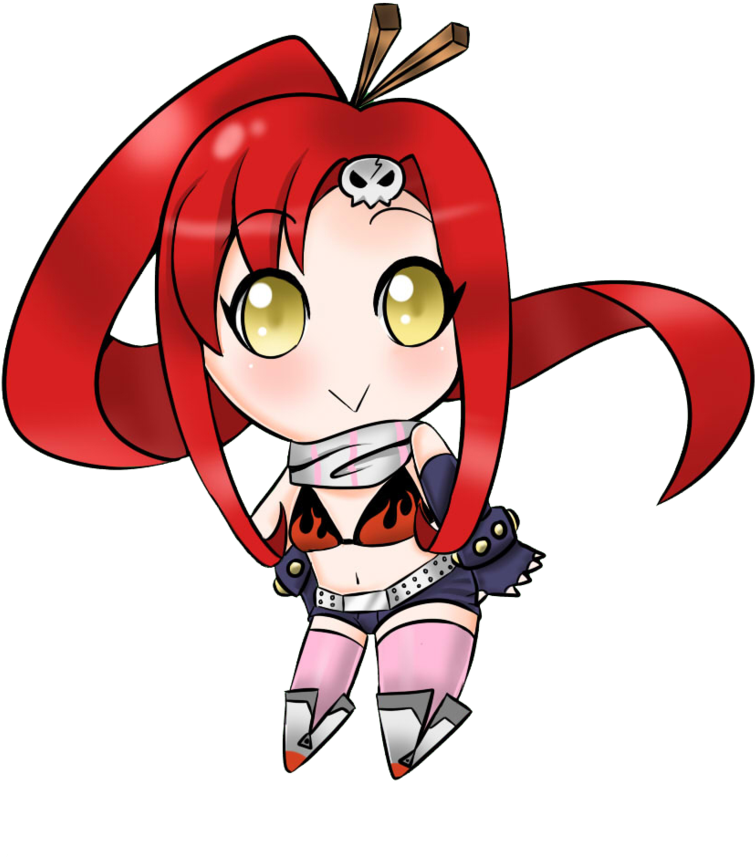 Gurren Lagann Yoko Chibi (900x875)