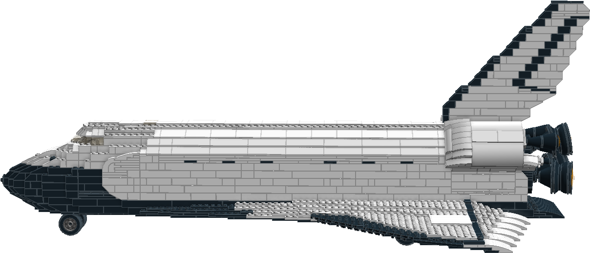 Space Shuttle Png - Lego Space Shuttle Endeavor (1357x572)