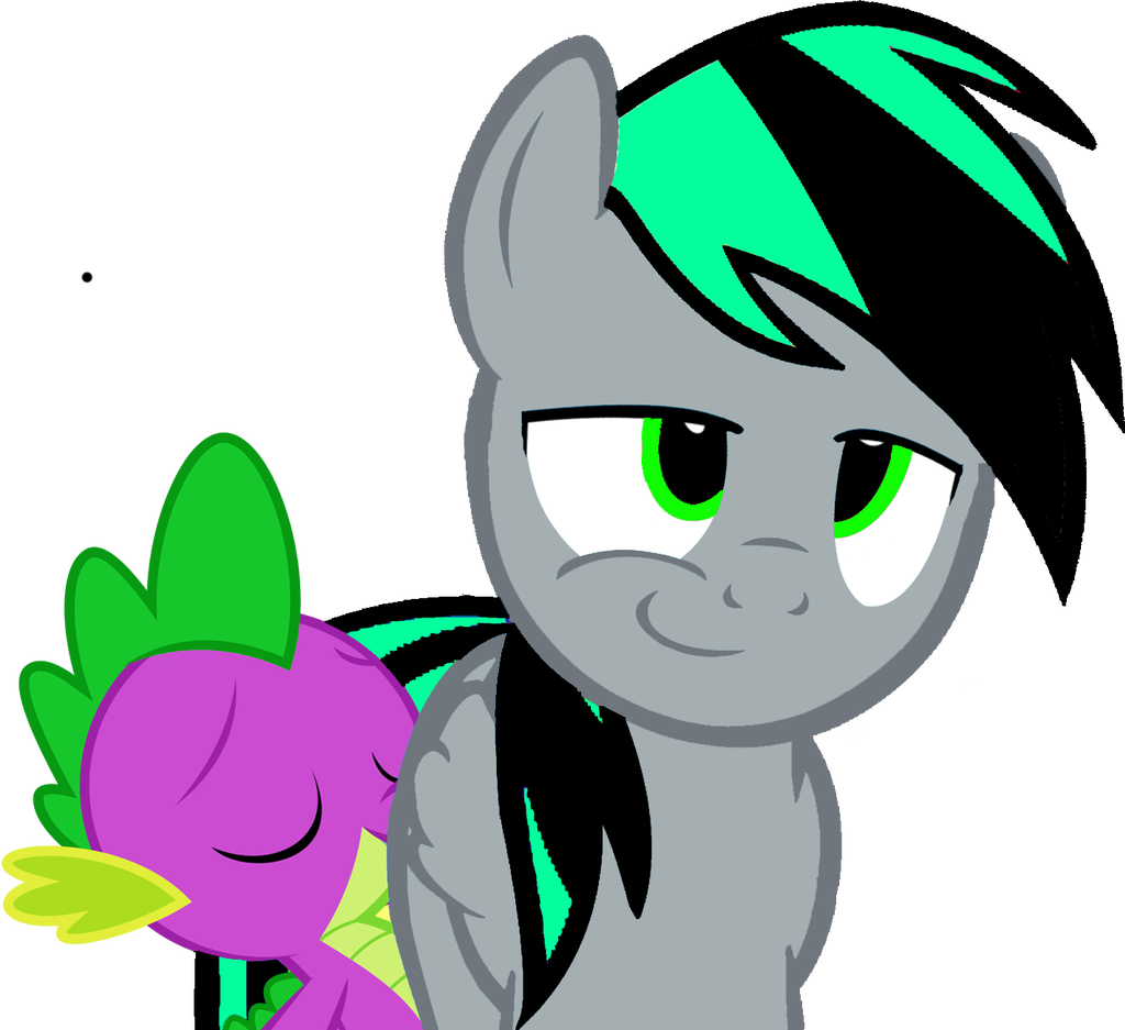 Kiss My Flank Spike By Mirai-digi - Cartoon (1024x937)