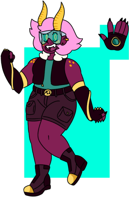 I Gave Her Cool Ass Freckles And Horns, Cargo Shorts - Cartoon (540x721)