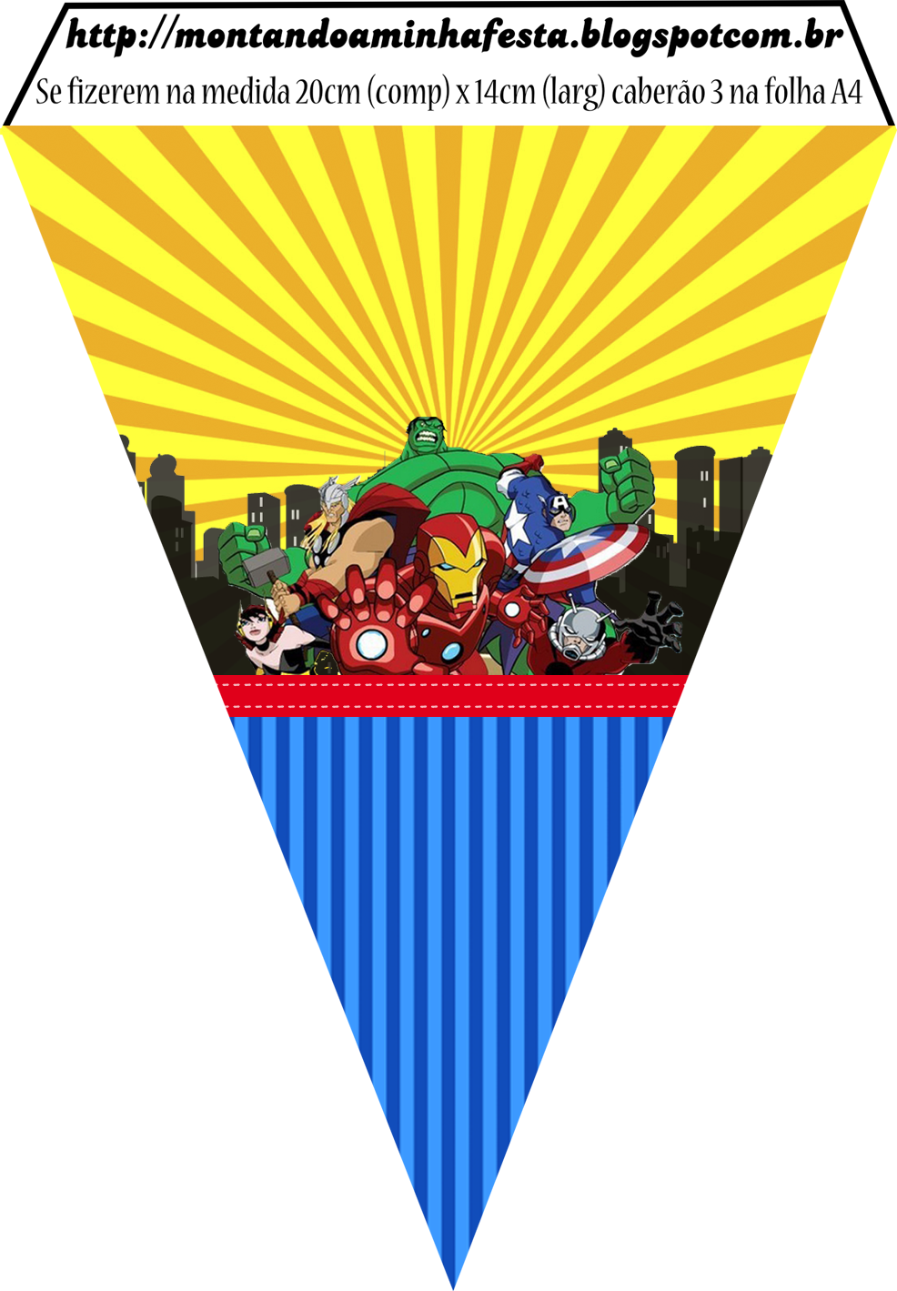 Montando Minha Festa - Banderin De Cumpleaños De Peppa Pig (986x1419)