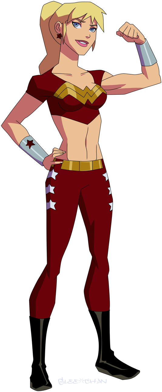 Cassandra Sandsmark By Glee-chan - Cartoon (608x1313)