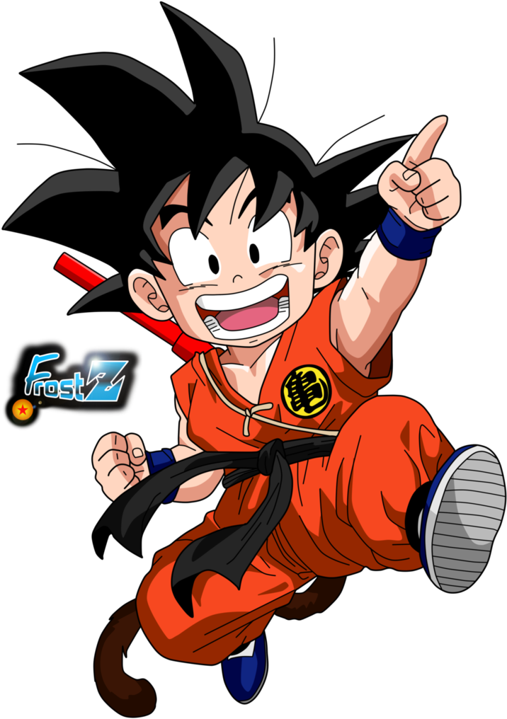 Kid Goku By Frost-z On Deviantart - Kid Goku (744x1074)