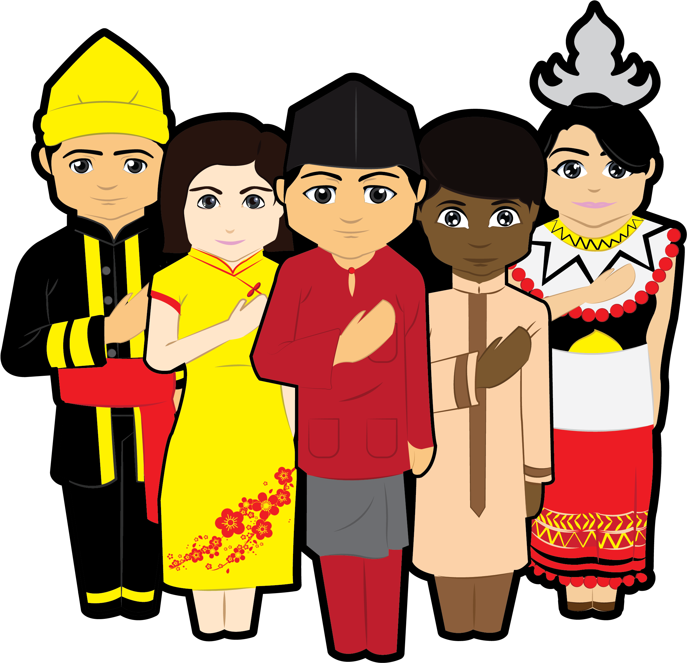 Culture Clipart Person - Malaysian Traditional Art Png (2660x3688)
