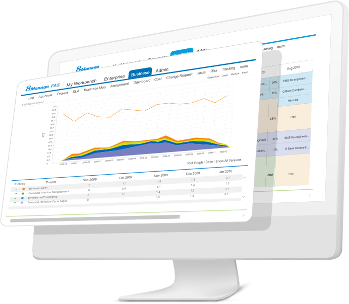 8manage Fas Provides Features For Searching, Requesting, - Computer Monitor (695x639)