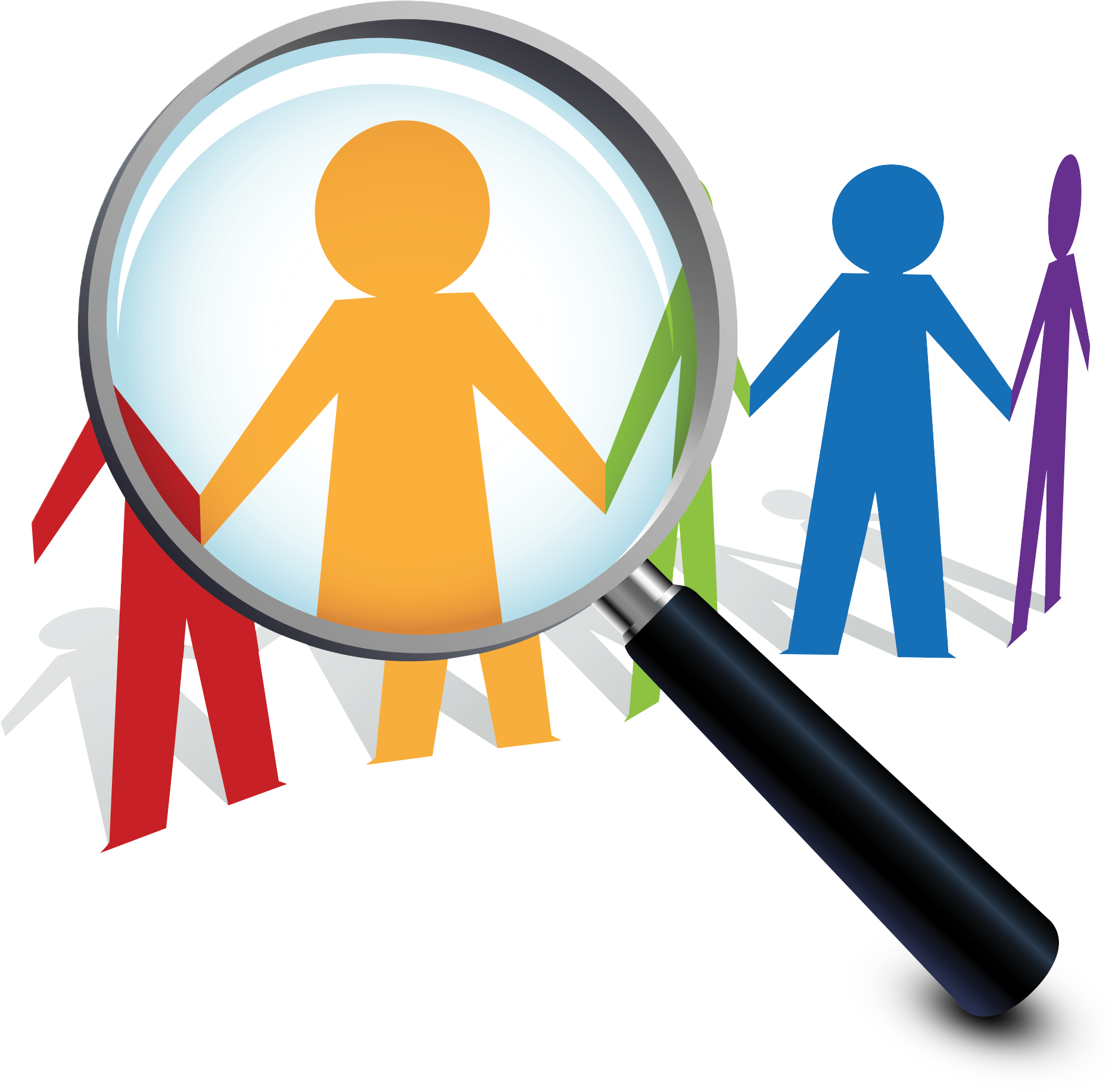 Analytics - Magnifying Glass And People (1903x1898)