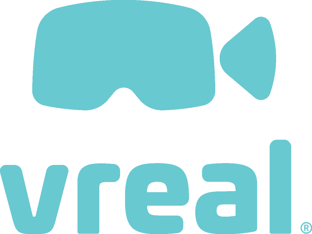 Vreal Is The First Broadcast Platform For Vr Games - Vreal Logo (1200x901)