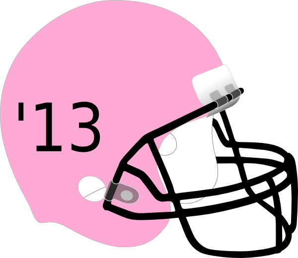 Football Helmet Pink Clip Art At Clker - Football Helmet Pink Clip Art At Clker (600x520)