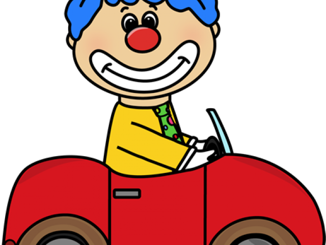 Clown Clipart Tiny Car - Transparent Clown Car (640x480)