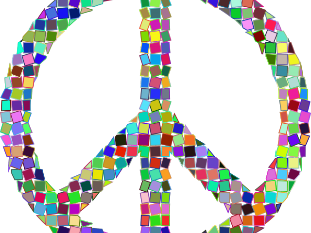 Mosaic Clipart Peace - Mosaic Clipart Peace (640x480)
