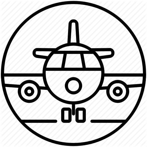 512 X 512 4 - Front Airplane Icon Png (512x512)