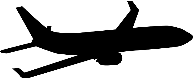 Vector Aerospace Plain - Silhouette Of A Plane (640x320)