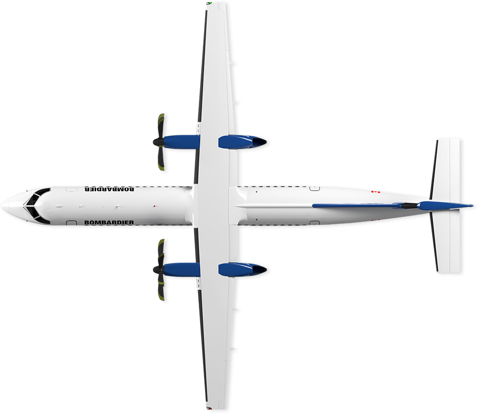 Bombardier Q400 Top View (962x832)