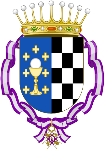 Coat Of Arms Of The Countess Of Pardo Bazán - Order Of Queen Maria Luisa (340x488)