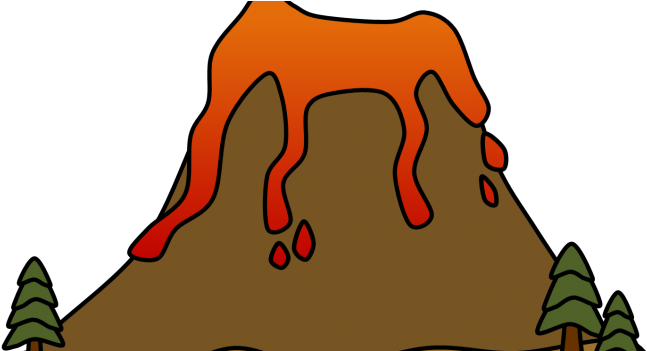 Volcano Clipart 20131 25 Oct 2017 - Clipart Volcano With Lava (680x350)