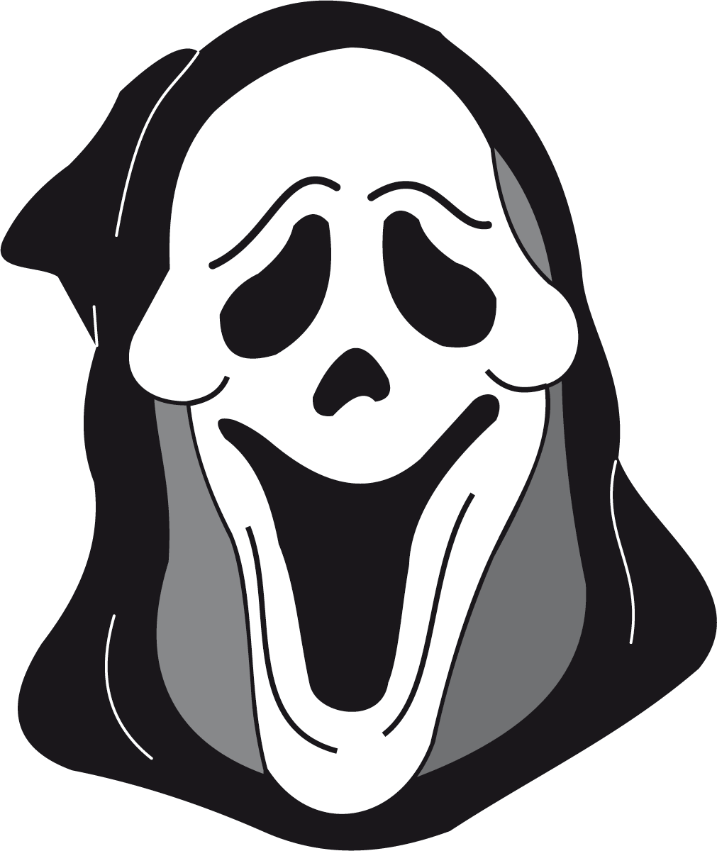 Scary Clipart Orange - Camiseta Do Pânico (1011x1200)