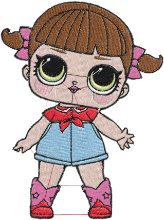 Matriz De Bordado Lol - Da Boneca Lol Surprise Confetti Pop (428x428)