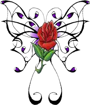 Butterfly Tattoo 34copy - Tribal Butterfly (360x388)