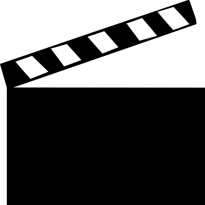 Clapperboard Clipart Chalk - Movie Clapper Board Png (720x720)
