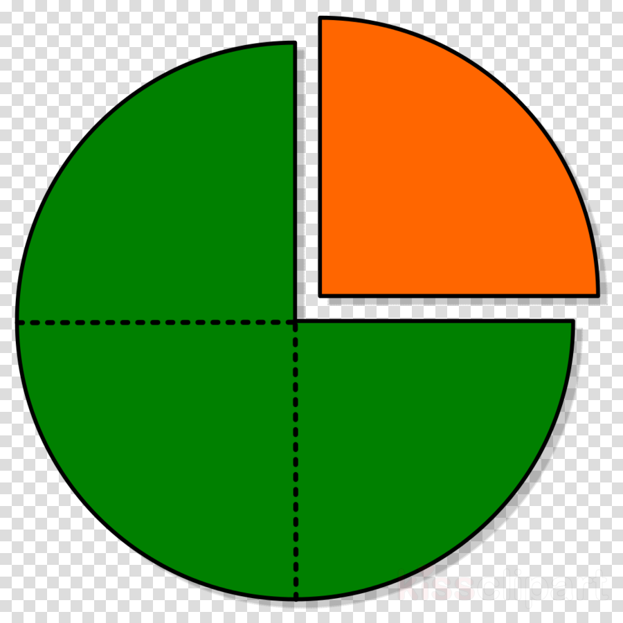 Un Cuarto Fraccion Clipart Fraction Chart Clip Art - Logo Gucci Dream League Soccer (900x900)