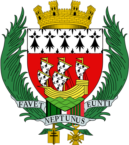 Nantes' Coat Of Arms - Nantes (440x487)