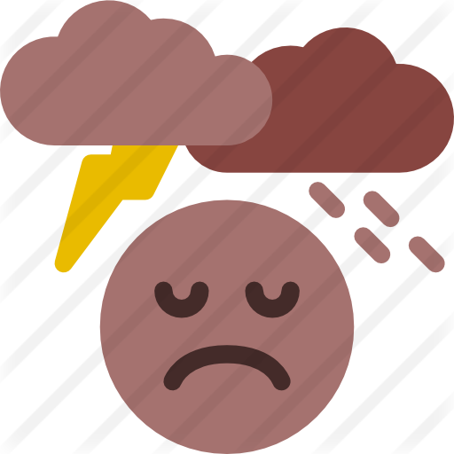 Depresión Icono Gratis - Depresion Icono (512x512)