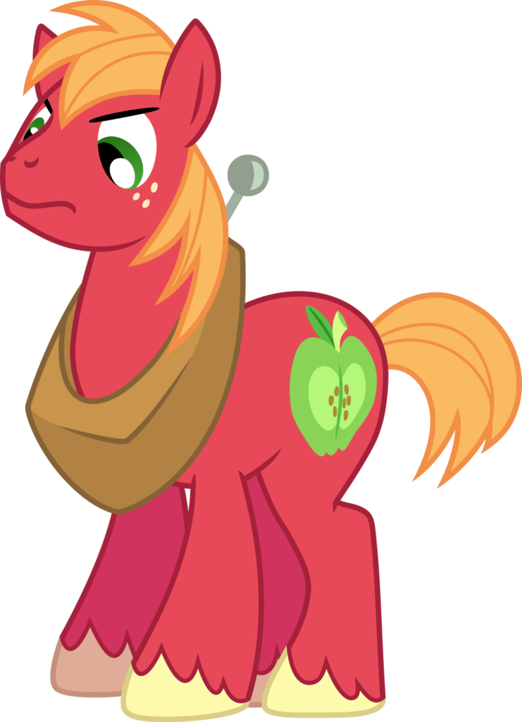 Angry Big Macintosh Vector By Weegeestareatyou On Deviantart - Angry Big Macintosh Vector By Weegeestareatyou On Deviantart (760x1051)