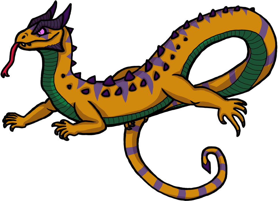 Newt Clipart Transparent - Cartoon (1000x786)