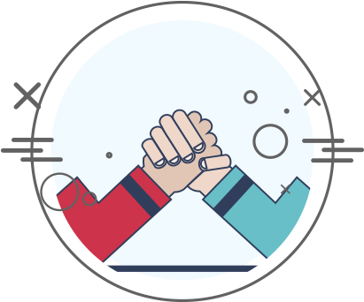 Si No Puedes Adoptar Las 3 Acciones, Comienza Con Una - Arms Wrestling Vector (425x425)