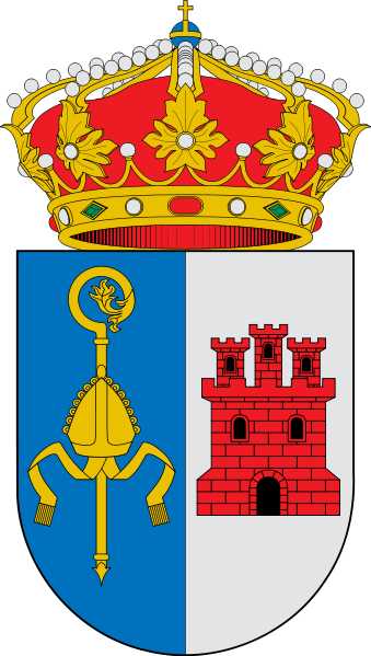 Ayuntamiento De Aldea Del Obispo Escudo De Aldea Del - Escudo Casas De Don Pedro (339x599)
