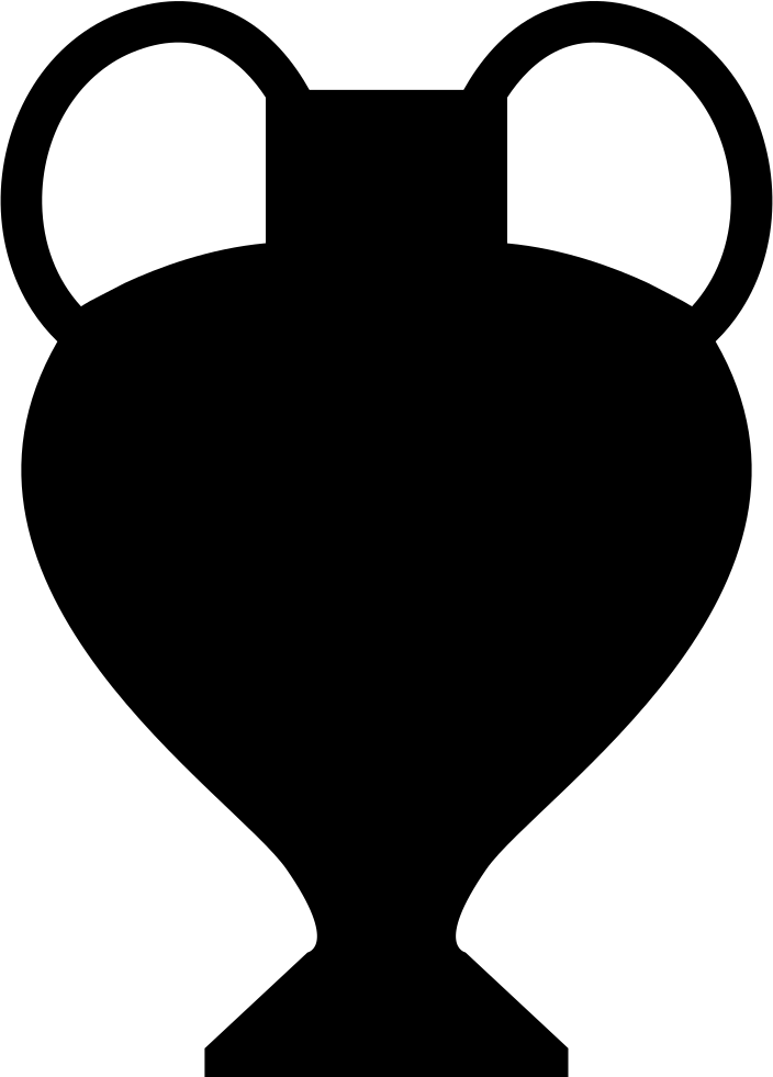 Trophy Jar Black Silhouette Shape Comments - Trophy Jar Black Silhouette Shape Comments (704x981)