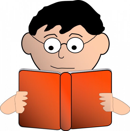 Programme - Reading Clip Art (493x500)