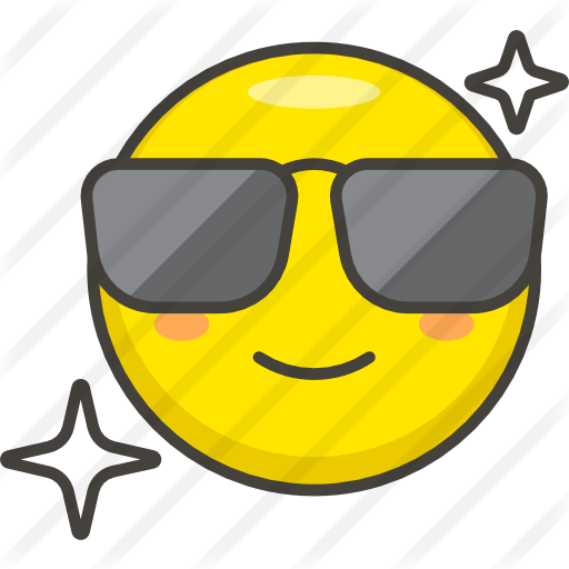 Fresco Icono Gratis - Sunglasses Face Transparent (512x512)