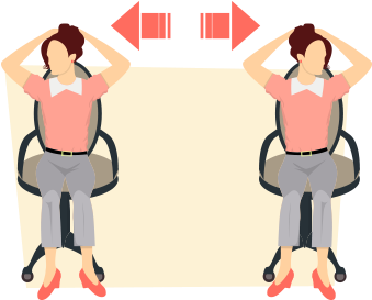 Pon Las Manos Detrás De Tu Cabeza Con Los Dedos Entrelazados - Sitting (427x315)