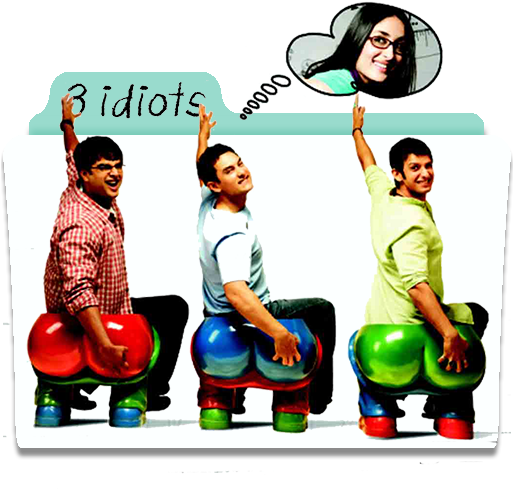 Idiotcy Clipart - 3 Idiots Dvd (512x512)