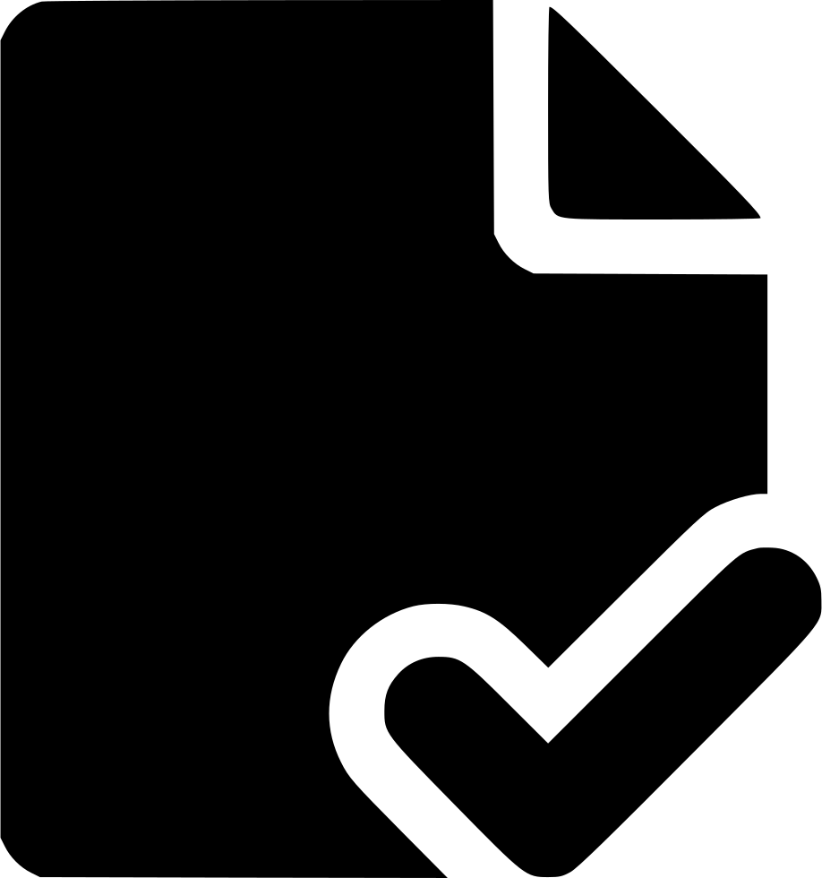 File Document Text A Check Ready Svg Png Icon Free - Ready Icon Png White (918x980)