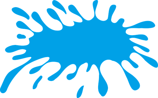 Paint Vector Graphics Pixabay Download Free Images - Blue Splat (549x340)
