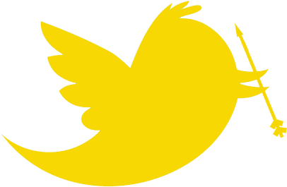 A Twitter-jay Yay For Hunger Games - Twitter Icon White Circle (500x300)
