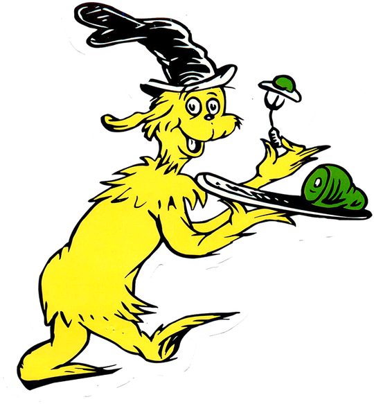 Jennifer Hunt - Clip Art Green Eggs And Ham (626x607)