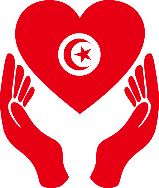 Download Tunisia Flag Love Svg Eps Png Psd Ai Vector - Download Tunisia Flag Love Svg Eps Png Psd Ai Vector (542x640)
