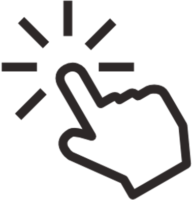 Click Tap Hand Transparent Png Stickpng - Клик Курсор (400x400)