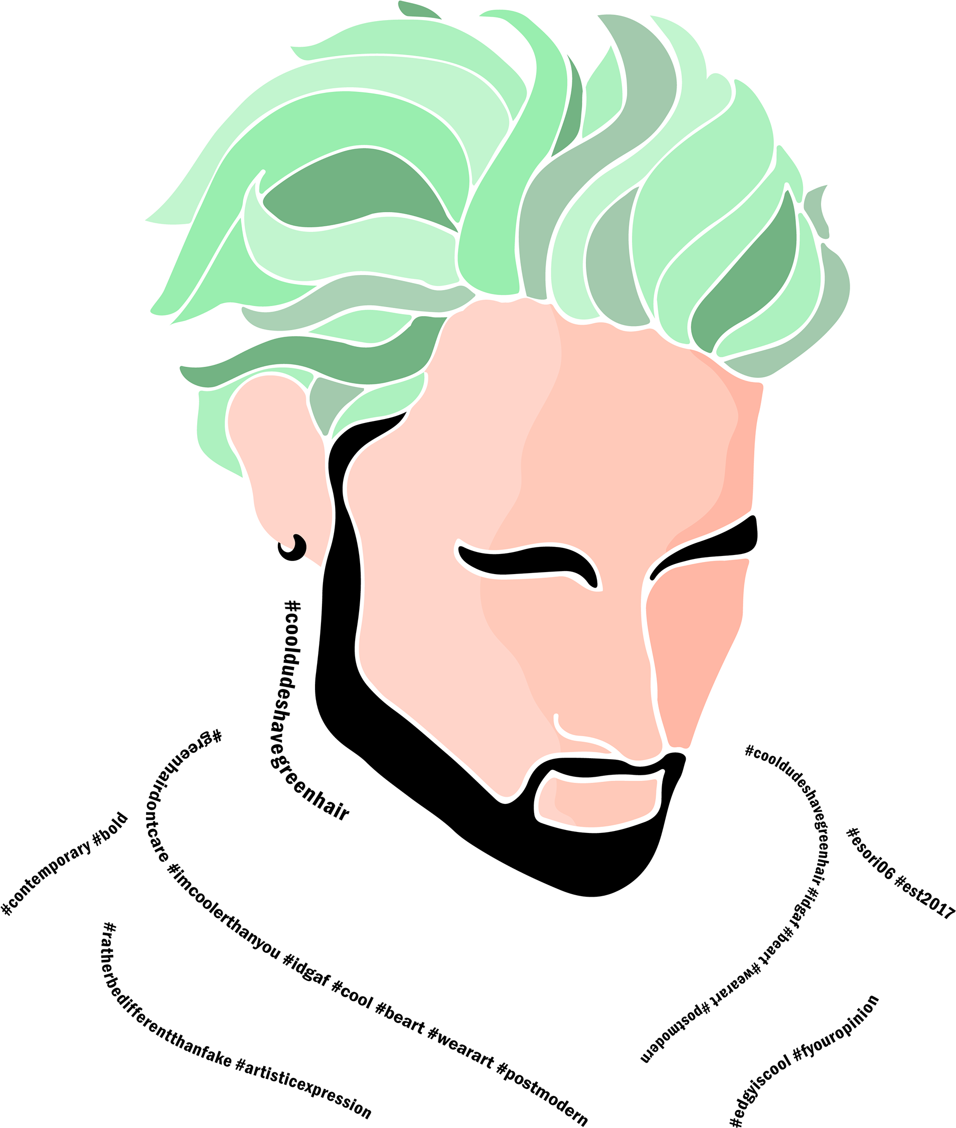 This Design Is For My Personal Project, A T-shirt Brand - Illustration (1920x2258)