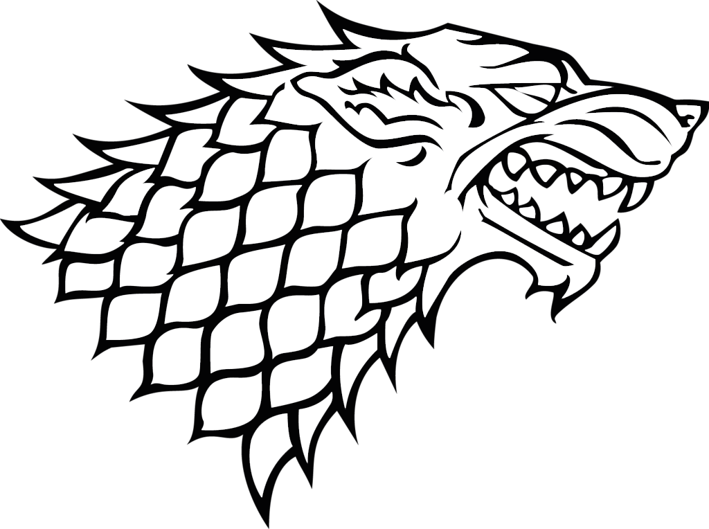 Vinyl Cutter Direwolf Gan4 - House Stark Sigil Png (1024x764)