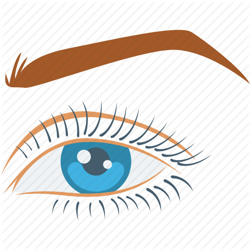 Clip Art Transparent Library Eyebrows Vector Illustrator - Illustration (512x512)