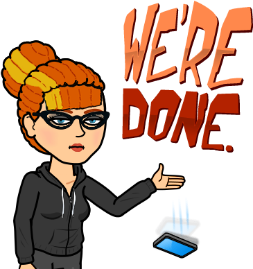 From The Table, But Otherwise, Mom Says No Phones At - Bitmoji Phone (398x398)