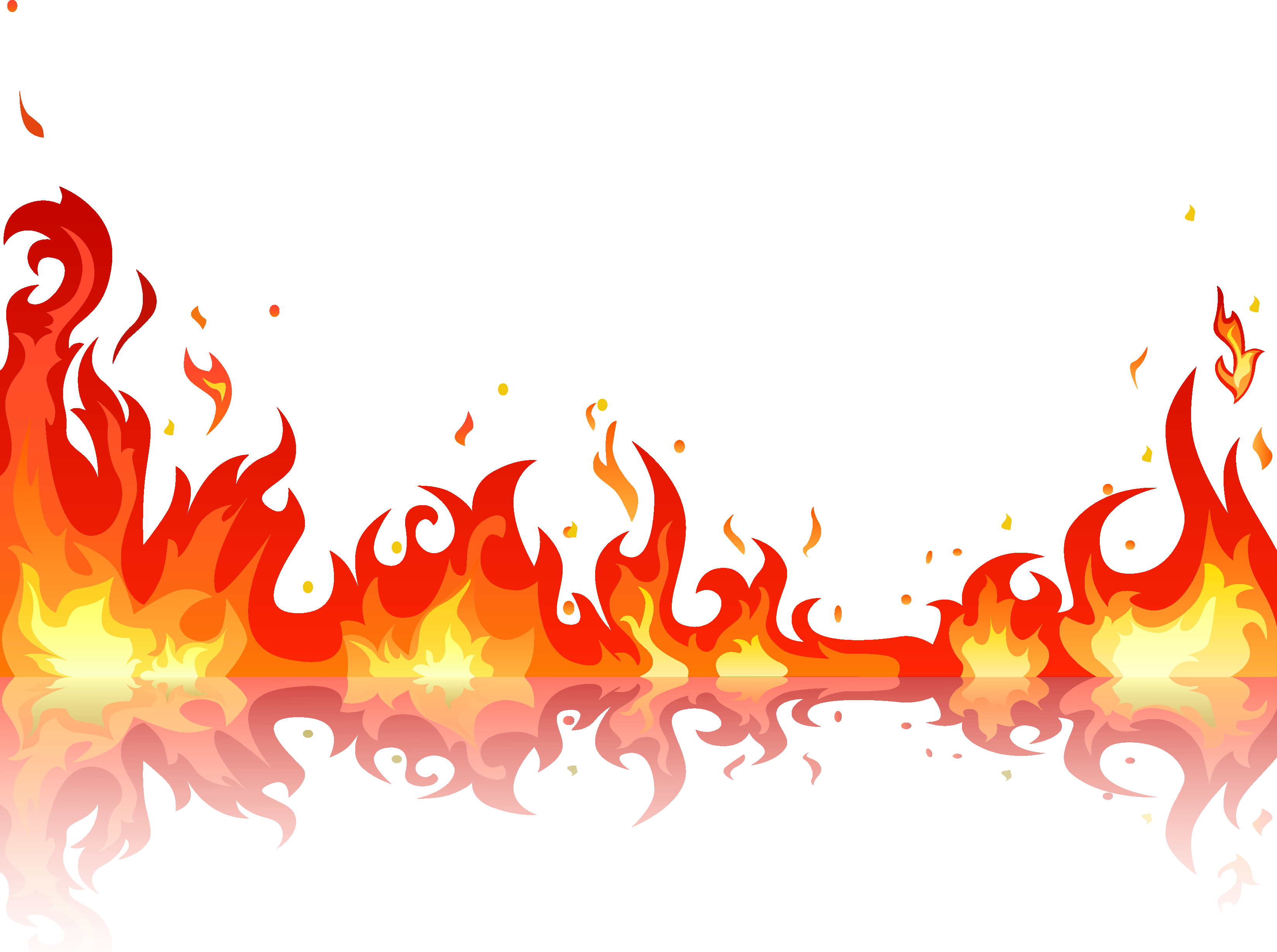Flame - Png Vector Fire (3300x2461)